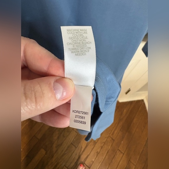 J Jill Pure Jill Affinity French Terry Dress – French Blue – Size Medium - Picture 7 of 7